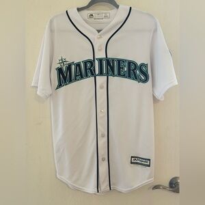 Adult Seattle Mariners  White Home Jersey - Logan Morrison